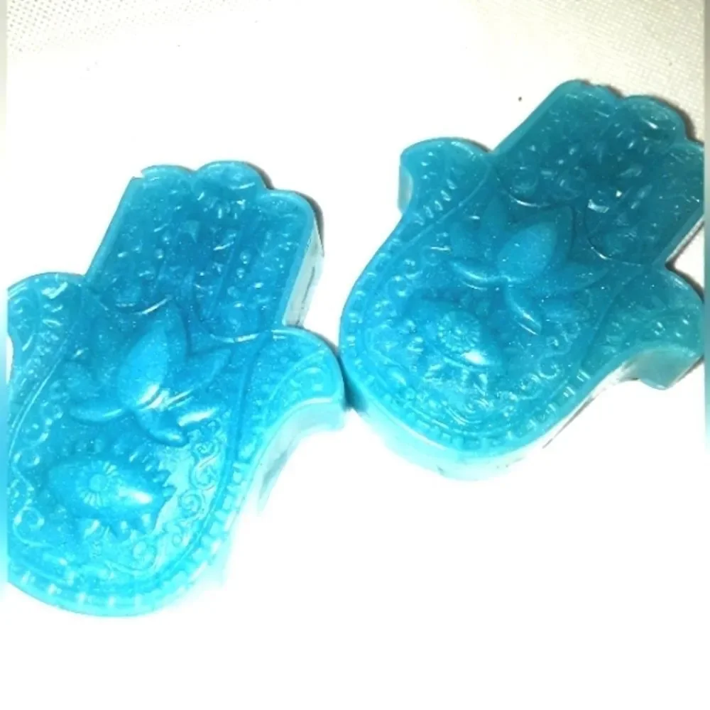 HAND crafted positive eye organic Blueberry soap bar